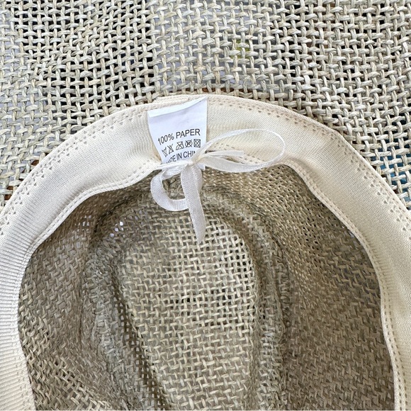 Western Cowboy Hat Casual Straw Hat with Chin Strap - One size - NEW - Picture 7 of 7